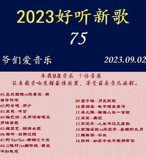 群星《2023好听新歌76》十倍音质WAV分轨