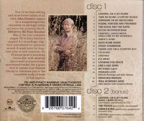 约翰·丹佛《精选辑》2CD.2004[WAV+CUE]