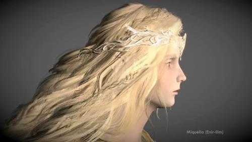 《老头环》DLC解包模型赏析：花蕾圣女、米凯拉等