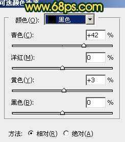 Photoshop将人物图片打造出流行的暗调橙绿色效果