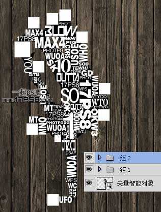 photoshop设计制作出由文字组成的街舞招贴画效果