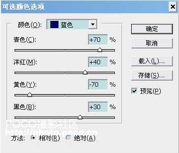 PS为浪漫情侣打造淡蓝色调效果图