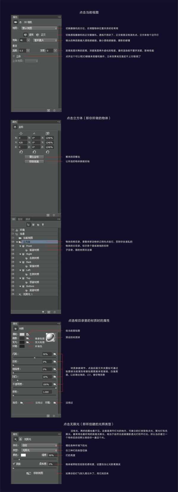 必须知道：PhotoShop CC 3D功能详细介绍（图文教程）第一期